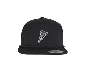 Snapback Cap MISTERTEE "MisterTee Pizza Golfer Cap", Herren, Gr. onesize, schwarz, 60% Baumwolle, 40% Polyester, Caps (17284320-0) schwarz