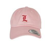 Snapback Cap MISTERTEE "MisterTee Unisex Letter Pink Low Profile Cap", Herren, Gr. onesize, rosa (l), 100% Baumwolle, unifarben, Caps (57183524-0) l