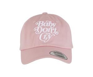 Snapback Cap "Upscale by Mister Tee Upscale Baby don't Cry Dad Cap", Herren, Gr. onesize, rosa (pink), 100% Baumwolle, UPSCALE BY MISTER TEE, Caps (10208433-0) pink