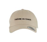 Snapback Cap "Upscale by Mister Tee Upscale Theorie de Chaos Dad Cap", Damen, Gr. onesize, stone, 100% Baumwolle, UPSCALE BY MISTER TEE, Caps (14465054-0) stone