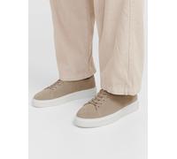 JACK & JONES Herren Stockholm Leder Sneaker Plaza Taupe Braun 12