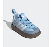 Sneaker ADIDAS ORIGINALS "ADIFOM SAMBA 360 KIDS", Damen, Gr. 25, clear sky, cloud weiß, gum5, Textil, Schuhe Sneaker, für Kinder (15863306-25) clear sky, cloud weiß, gum5