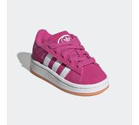Sneaker ADIDAS ORIGINALS "CAMPUS 00S COMFORT CLOSURE ELASTIC LACE KIDS", Kinder, Gr. 27, rosa (semi lucid fuchsia, cloud weiß, gum 2), Leder, Synthetik, Schuhe Sneaker, für Babys und Kleinkinder aus L