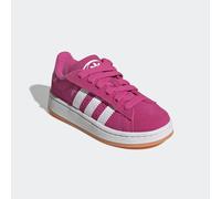Sneaker ADIDAS ORIGINALS "CAMPUS 00S COMFORT CLOSURE ELASTIC LACE KIDS", Mädchen, Gr. 30, rosa (semi lucid fuchsia, cloud weiß, gum 2), Leder, Schuhe Sneaker (67088550-30) semi lucid fuchsia, cloud we
