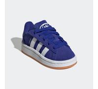 Sneaker ADIDAS ORIGINALS "CAMPUS 00S COMFORT CLOSURE ELASTIC LACE", Kinder, Gr. 21, blau (semi lucid blau, cloud weiß, gum 2), Leder, Synthetik, Schuhe Sneaker, für Kinder (61706046-21) semi lucid bla