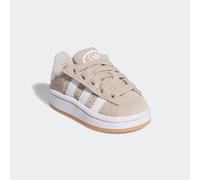 Sneaker ADIDAS ORIGINALS "CAMPUS 00S COMFORT CLOSURE ELASTIC LACE", Mädchen, Gr. 25, beige (wonder beige, ftwr weiß, gum 2), Leder, Synthetik, Schuhe Sneaker, für Babys und Kleinkinder aus Leder und W