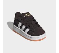 Sneaker ADIDAS ORIGINALS "CAMPUS 00S COMFORT CLOSURE ELASTIC LACES KIDS", Kinder, Gr. 27, aurora coffee, ftwr weiß, gum 2, Leder, Synthetik, Schuhe Sneaker, für Babys und Kleinkinder aus Leder und Wil