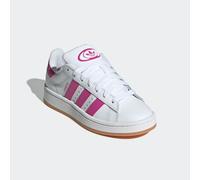 Sneaker ADIDAS ORIGINALS "CAMPUS 00S KIDS", Mädchen, Gr. 35,5, rosa (cloud weiß, semi lucid fuchsia, cloud weiß), Leder, Synthetik, Schuhe Sneaker, für Kinder & Jugendliche (66216842-35,5) cloud weiß,