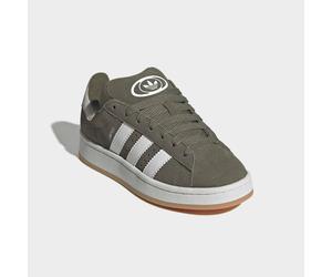 Sneaker ADIDAS ORIGINALS "CAMPUS 00S", Mädchen, Gr. 36, olive strata, ftwr weiß, gum 2, Leder, Synthetik, Schuhe Sneaker, für Kinder und Jugendliche, mit Gummilaufsohle, mit Schnürung (87568025-36) ol