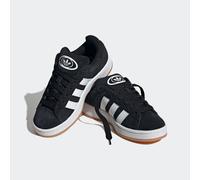 Sneaker ADIDAS ORIGINALS "CAMPUS 00S", Mädchen, Gr. 37, schwarz-weiß (core schwarz, ftwr weiß, ftwr weiß), Leder, Synthetik, Schuhe Sneaker, für Kinder und Jugendliche, mit Gummilaufsohle, mit Schnüru