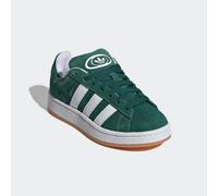 Sneaker ADIDAS ORIGINALS "CAMPUS 00S", Mädchen, Gr. 38, grün (drkgrn, ftwwht, oweiß), Leder, Synthetik, Schuhe Sneaker, für Kinder und Jugendliche, mit Gummilaufsohle, mit Schnürung (43712554-38) drkg