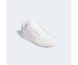 Sneaker ADIDAS ORIGINALS "FORUM LOW amen, Gr. 43, weiß (cloud weiß, clear pink, cloud weiß), Baumwolle, Synthetik, Schuhe Sneaker (90972347-43) cloud weiß, clear pink, cloud weiß