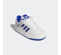 Sneaker ADIDAS ORIGINALS "FORUM LOW CL KIDS", Mädchen, Gr. 35, weiß (core weiß, royal blau, core weiß), Baumwolle, Synthetik, Schuhe Sneaker, für Kinder & Jugendliche (16756436-35) core weiß, royal bl