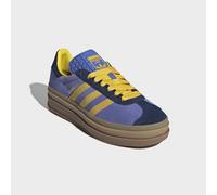 Sneaker ADIDAS ORIGINALS "GAZELLE BOLD", Damen, Gr. 37, night indigo, eqt gelb, real lila, Leder, Schuhe Sneaker (88526738-37) night indigo, eqt gelb, real lila