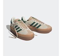 Sneaker ADIDAS ORIGINALS "GAZELLE BOLD", Damen, Gr. 38,5, beige (cweiß, cgrün, magbei), Leder, Schuhe Sneaker, Topseller (75749261-38,5) cweiß, cgrün, magbei