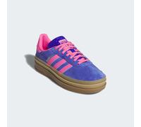 Sneaker ADIDAS ORIGINALS "GAZELLE BOLD", Damen, Gr. 38,5, lucid blau, lucid pink, gold metallic, Leder, Synthetik, Schuhe Sneaker (34136834-38,5) lucid blau, lucid pink, gold metallic
