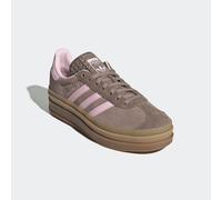 Sneaker ADIDAS ORIGINALS "GAZELLE BOLD", Damen, Gr. 38, braun (trace braun, clear pink, earth strata), Leder, Synthetik, Schuhe Sneaker (10094900-38) trace braun, clear pink, earth strata