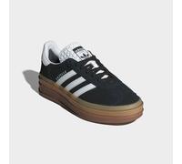 Sneaker ADIDAS ORIGINALS "GAZELLE BOLD", Damen, Gr. 38, schwarz-weiß (core schwarz, ftwr weiß, ftwr weiß), Leder, Synthetik, Schuhe Sneaker, Topseller (82814015-38) core schwarz, ftwr weiß, ftwr weiß