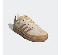 Sneaker ADIDAS ORIGINALS "GAZELLE BOLD", Damen, Gr. 43, weiß (cream weiß, warm clay, sand strata), Leder, Schuhe Sneaker, Topseller (31293703-43) cream weiß, warm clay, sand strata
