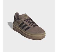 Sneaker ADIDAS ORIGINALS "GAZELLE BOLD", Herren, Gr. 40,5, earth strata, aurora coffee, gold metallic, Leder, Schuhe Sneaker, Topseller (81445451-40,5) earth strata, aurora coffee, gold metallic