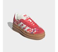 Sneaker ADIDAS ORIGINALS "GAZELLE BOLD X LIBERTY LONDON", Mädchen, Gr. 38,5, supplier colour, sanftes weiß, semi lucid rot, Textil, Schuhe Sneaker, für Kinder & Jugendliche (60425904-38,5) supplier co