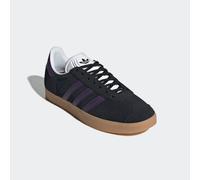 Sneaker ADIDAS ORIGINALS "GAZELLE", Damen, Gr. 40,5, schwarz (aurplu, cschwarz, ftwwht), Leder, Synthetik, Schuhe Sneaker (35985720-40,5) aurplu, cschwarz, ftwwht