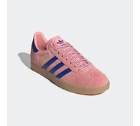 Sneaker ADIDAS ORIGINALS "GAZELLE", Damen, Gr. 41, rosa (semi pink spark, lucid blau, pure sulfur), Leder, Synthetik, Schuhe Skaterschuh Sneaker low Retrosneaker, Topseller (10159667-41) semi pink spa