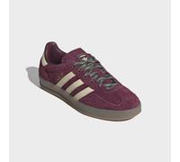 Sneaker ADIDAS ORIGINALS "GAZELLE, HALLE", Damen, Gr. 40,5, braun (maroon, warm vanilla, blanch grün), Leder, Synthetik, Schuhe Sneaker (31321068-40,5) maroon, warm vanilla, blanch grün