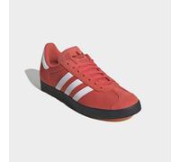 Sneaker ADIDAS ORIGINALS "GAZELLE", Herren, Gr. 39, crew rot, cloud weiß, carbon, Leder, Textil, Schuhe (81284911-39) crew rot, cloud weiß, carbon