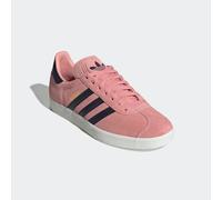 Sneaker ADIDAS ORIGINALS "GAZELLE", Herren, Gr. 39, weiß (glow pink, aurora schwarz, core weiß), Leder, Synthetik, Schuhe Sneaker (44343468-39) glow pink, aurora schwarz, core weiß