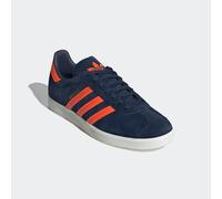 Sneaker ADIDAS ORIGINALS "GAZELLE", Herren, Gr. 41, collegiate navy, orange, core weiß, Leder, Synthetik, Schuhe Sneaker (46513457-41) collegiate navy, orange, core weiß