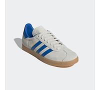 Sneaker ADIDAS ORIGINALS "GAZELLE", Gr. 42, aluminium, blau, gum 3, Leder, Synthetik, sportlich, Schuhe (17271910-42) aluminium, blau, gum 3