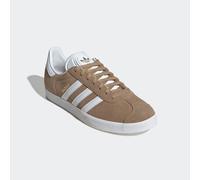 Sneaker ADIDAS ORIGINALS "GAZELLE", Herren, Gr. 42, weiß (supplier colour, cloud weiß, gold metallic), Leder, Synthetik, Schuhe Sneaker (50421319-42) supplier colour, cloud weiß, gold metallic