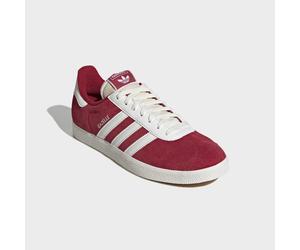 Sneaker ADIDAS ORIGINALS "GAZELLE", Herren, Gr. 43, rot (team victory rot, sanftes weiß, team victory rot), Leder, Synthetik, Schuhe Sneaker (67604136-43) team victory rot, sanftes weiß, team victory