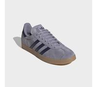 Sneaker ADIDAS ORIGINALS "GAZELLE", Herren, Gr. 44, slate, night indigo, gum4, Leder, Synthetik, Schuhe Sneaker (72952314-44) slate, night indigo, gum4