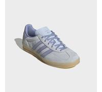 Sneaker ADIDAS ORIGINALS "GAZELLE INDOOR W", Damen, Gr. 36, blau (crystal sky, chalk blau, gum 3), Leder, Schuhe Sneaker (25503618-36) crystal sky, chalk blau, gum 3