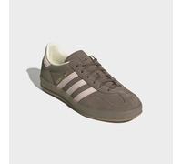 Sneaker ADIDAS ORIGINALS "GAZELLE INDOOR", Damen, Gr. 36, braun (earth strata, wonder quartz, gum5), Leder, Synthetik, Schuhe Sneaker (39185036-36) earth strata, wonder quartz, gum5