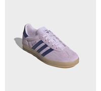Sneaker ADIDAS ORIGINALS "GAZELLE INDOOR", Damen, Gr. 38,5, ice lavender, victory blau, gum4, Leder, Schuhe Sneaker (66318910-38,5) ice lavender, victory blau, gum4
