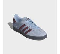 Sneaker ADIDAS ORIGINALS "GAZELLE INDOOR", Herren, Gr. 38, blau (clear sky, noble maroon, crystal sky), Leder, Synthetik, Schuhe Sneaker (26515715-38) clear sky, noble maroon, crystal sky