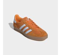 Sneaker ADIDAS ORIGINALS "GAZELLE INDOOR", Herren, Gr. 38, unity orange, crystal sky, supplier colour, Leder, Synthetik, Schuhe Sneaker (55701910-38) unity orange, crystal sky, supplier colour