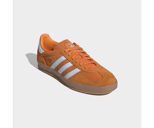 Sneaker ADIDAS ORIGINALS "GAZELLE INDOOR", Herren, Gr. 40,5, orange (unity orange, crystal sky, supplier colour), Leder, Synthetik, Schuhe Sneaker (55701910-40,5) unity orange, crystal sky, supplier c