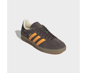 Sneaker ADIDAS ORIGINALS "GAZELLE INDOOR", Herren, Gr. 42, braun, lucid tangerine, wonder weiß, Leder, Schuhe Sneaker (45341267-42) braun, lucid tangerine, wonder weiß