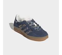 Sneaker ADIDAS ORIGINALS "GAZELLE INDOOR J", Mädchen, Gr. 35,5, blau (night indigo, orchid fusion, gum 2), Leder, Textil, Schuhe Sneaker, für Kinder & Jugendliche (33943860-35,5) night indigo, orchid