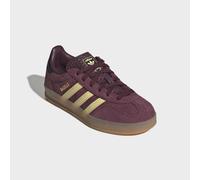 Sneaker ADIDAS ORIGINALS "GAZELLE", Mädchen, Gr. 28, maroon, almost gelb, gold metallic, Leder, Synthetik, Schuhe Sneaker, für Kinder & Jugendliche (45530253-28) maroon, almost gelb, gold metallic