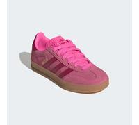 Sneaker ADIDAS ORIGINALS "GAZELLE", Mädchen, Gr. 29, lucid pink, team victory rot, gold metallic, Leder, Synthetik, Schuhe Sneaker, für Kinder & Jugendliche (45480768-29) lucid pink, team victory rot,