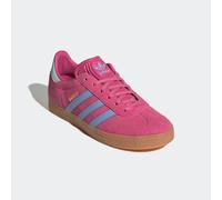 Sneaker ADIDAS ORIGINALS "GAZELLE", Mädchen, Gr. 38,5, blau (shock pink, blau spark, halo blau), Leder, Synthetik, Schuhe Sneaker, für Kinder und Jugendliche (53613621-38,5) shock pink, blau spark, ha