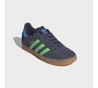 Sneaker ADIDAS ORIGINALS "GAZELLE", Mädchen, Gr. 38, shadow navy, screaming grün, lucid aquamarine, Leder, Synthetik, Schuhe Sneaker, für Kinder und Jugendliche (66547312-38) shadow navy, screaming gr