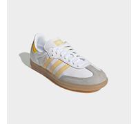 Sneaker ADIDAS ORIGINALS "SAMBA OG", Damen, Gr. 38,5, cloud weiß, orange tint, eqt gelb, Leder, Schuhe Sneaker (71433613-38,5) cloud weiß, orange tint, eqt gelb