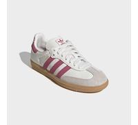 Sneaker ADIDAS ORIGINALS "SAMBA OG", Mädchen, Gr. 38, cloud weiß, dual magenta, gum 3, Leder, Textil, Schuhe Sneaker, für Kinder & Jugendliche (59921820-38) cloud weiß, dual magenta, gum 3