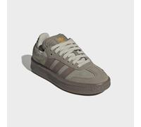 Sneaker ADIDAS ORIGINALS "SAMBA XLG", Damen, Gr. 38, silber pebble, earth strata, clay, Leder, Schuhe Sneaker, für Kinder & Jugendliche (56617666-38) silber pebble, earth strata, clay